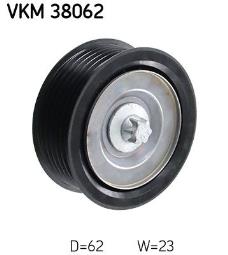rolka kierunkowa / prowadząca, pasek klinowy zębaty SKF VKM38062