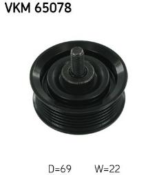 rolka kierunkowa / prowadząca, pasek klinowy zębaty SKF VKM65078