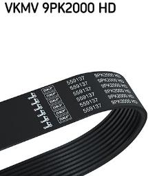 Pasek klinowy wielorowkowy SKF VKMV9PK2000HD