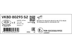 Tarcza hamulcowa SKF VKBD80293S2
