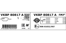Zestaw klocków hamulcowych, hamulce tarczowe SKF VKBP80817A