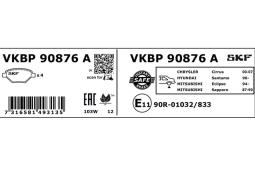 Zestaw klocków hamulcowych, hamulce tarczowe SKF VKBP90876A
