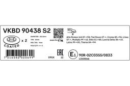 Tarcza hamulcowa SKF VKBD90438S2