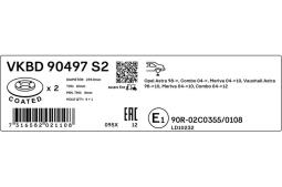 Tarcza hamulcowa SKF VKBD90497S2