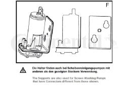 Pompa spryskiwacza, spryskiwacz szyby czołowej VDO 246-075-040-020Z