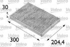 Filtr, wentylacja przestrzeni pasażerskiej VALEO 698683