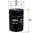 Filtr oleju VALEO 586091