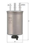 Filtr paliwa MAHLE KL 204