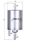 Filtr paliwa MAHLE KL 409