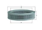 Filtr powietrza MAHLE LX 1590
