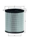Filtr powietrza MAHLE LX 2092D