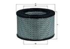 Filtr powietrza MAHLE LX 1077