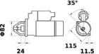 Filtr powietrza MAHLE LX 1685/5