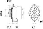 Filtr powietrza MAHLE LX 4143