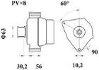 Filtr paliwa MAHLE KX 231D