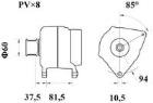Filtr oleju MAHLE OX 125D