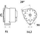 Filtr paliwa MAHLE KL 736/1D