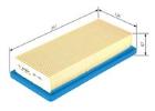 Filtr powietrza BOSCH 1 457 433 541