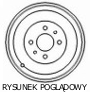 Bęben hamulcowy Bosch 0986477369