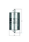 Filtr paliwa KNECHT KL 409