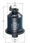 Filtr paliwa KNECHT KL 1002D
